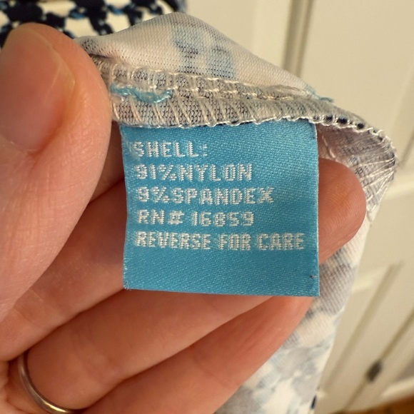 J.MCLAUGHLIN Abstract Plaid Gingham Printed Catalina Cloth V Neck Pleated Dress - Picture 4 of 8